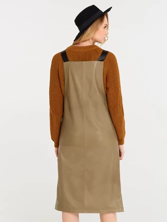 Кожаный сарафан 01-1