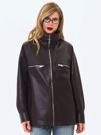 Кожаная куртка премиум класса для женщин 3084-1