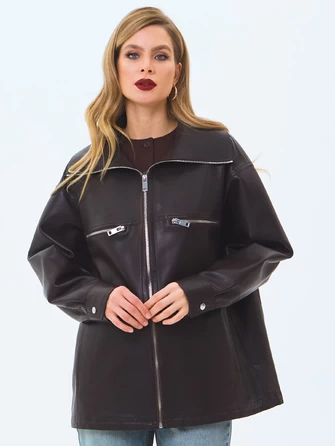 Кожаная куртка премиум класса для женщин 3084-0