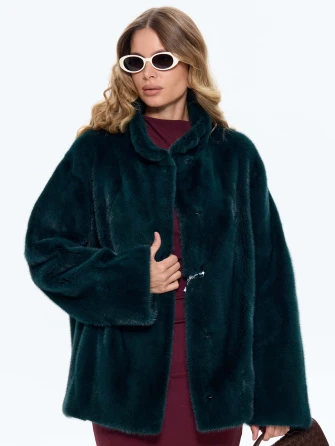 Короткая женская норковая куртка Жанет-2-0