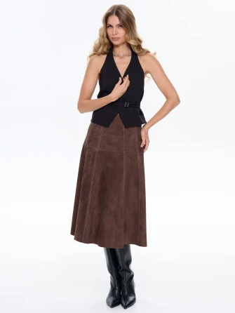 Замшевая юбка 17з-0