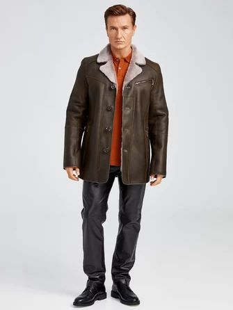 Классическая мужская дубленка 402-1