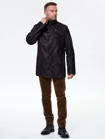 Мужская молодежная дубленка премиум класса 401-1