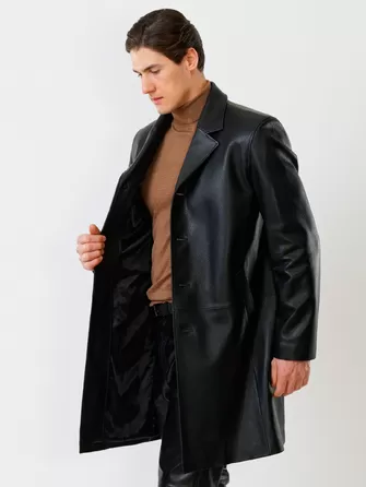 Мужской кожаный френч премиум класса 22/1-0